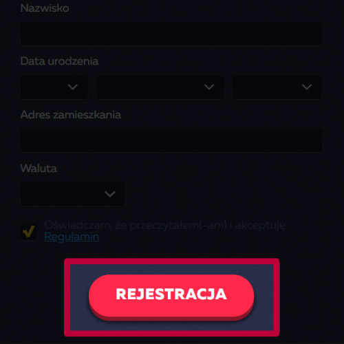 Utwórz konto w Vavada