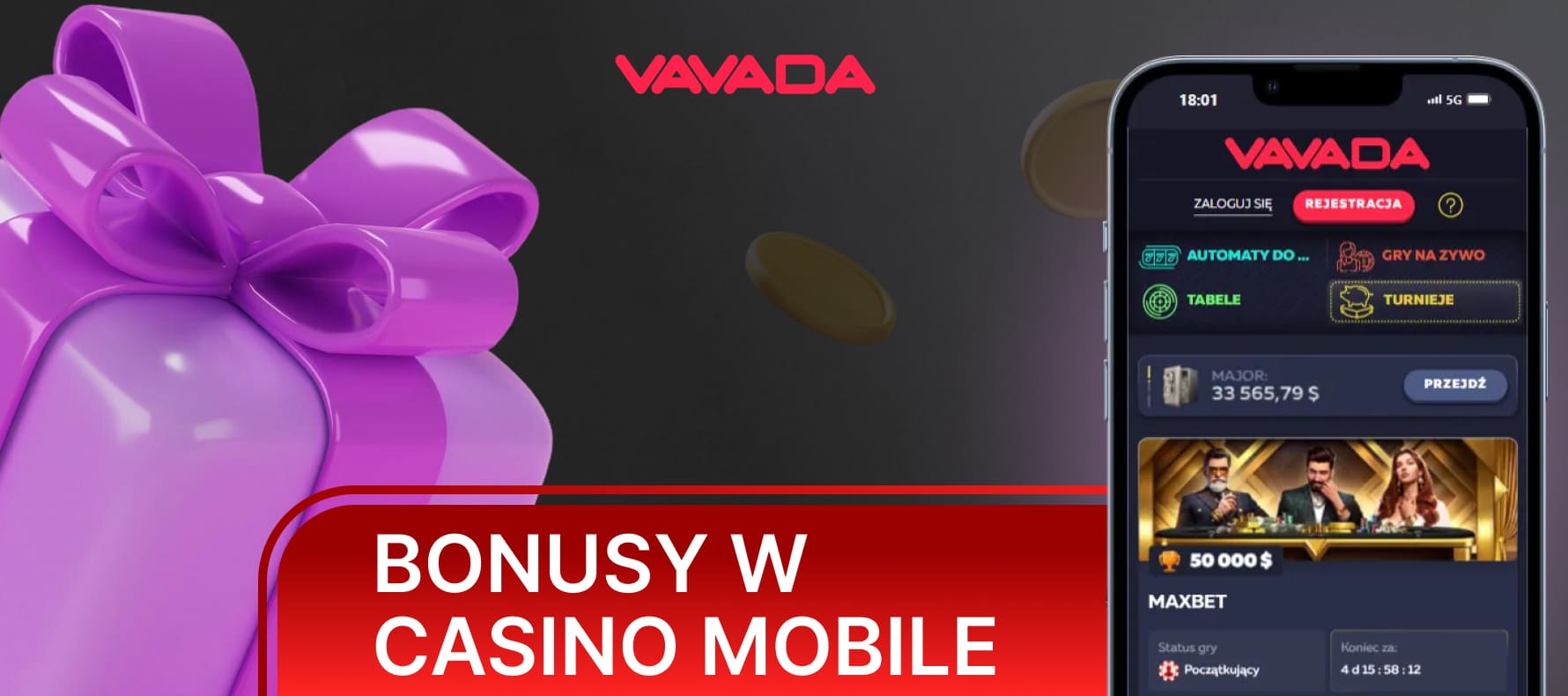 Program bonusowy kasyna Vavada Poland ze zniżkami i promocjami za najbardziej opłacalne korzystanie z aplikacji mobilnej