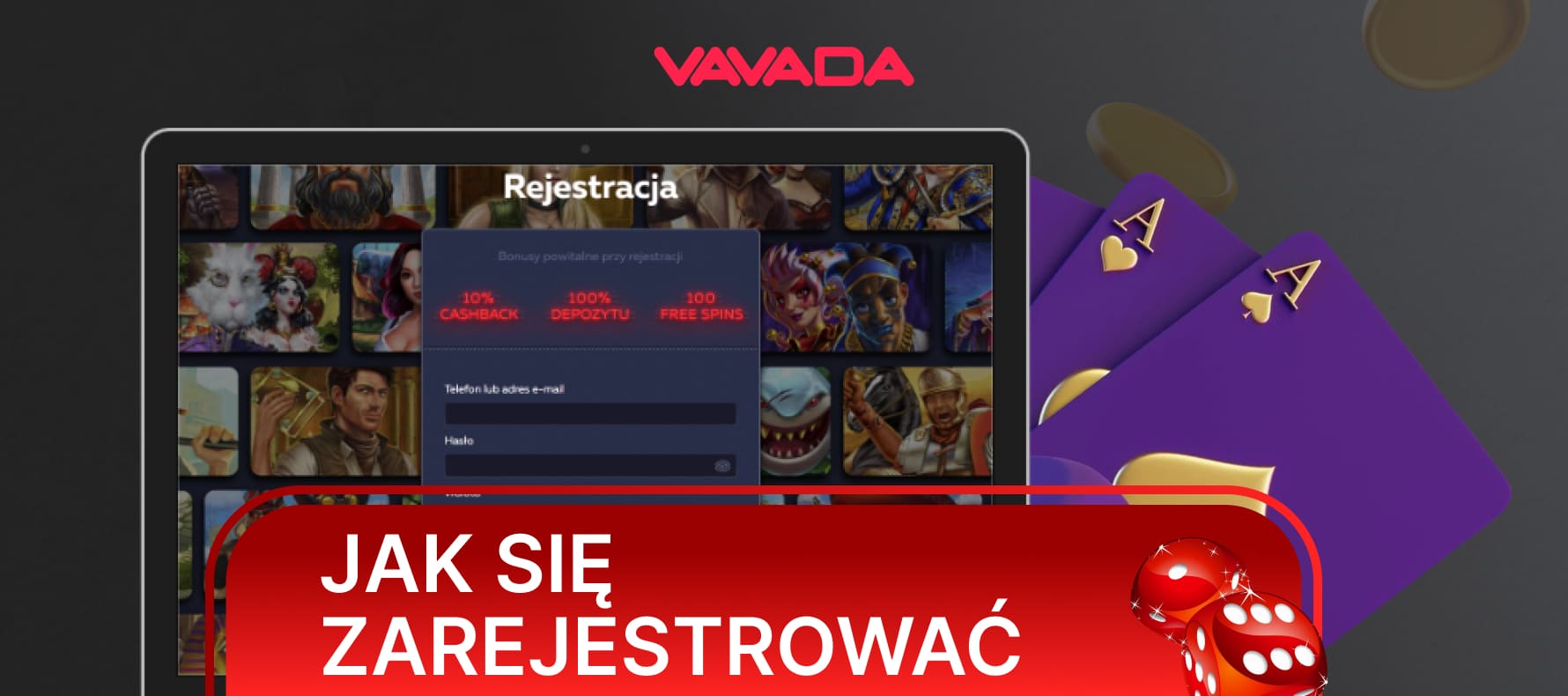 Instrukcja rejestracji Vavada krok po kroku, jak utworzyć konto i zacząć grać