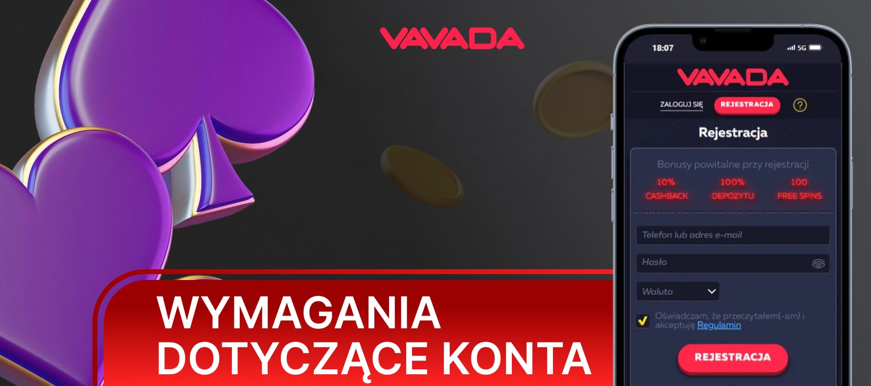 Rejestracja Vavada Poprawność danych przy zakładaniu konta i jej znaczenie
