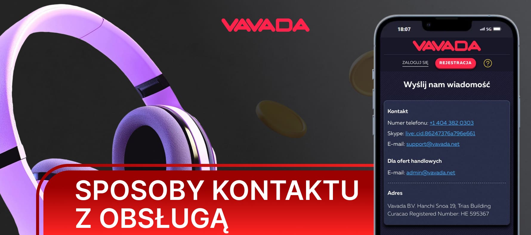 Obsługa klienta Vavada – sposoby kontaktu z działem pomocy technicznej